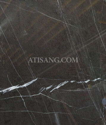 Night marble with white streaks
